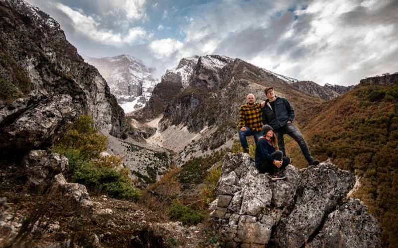 Hike in the mountains of Permet, Albania.