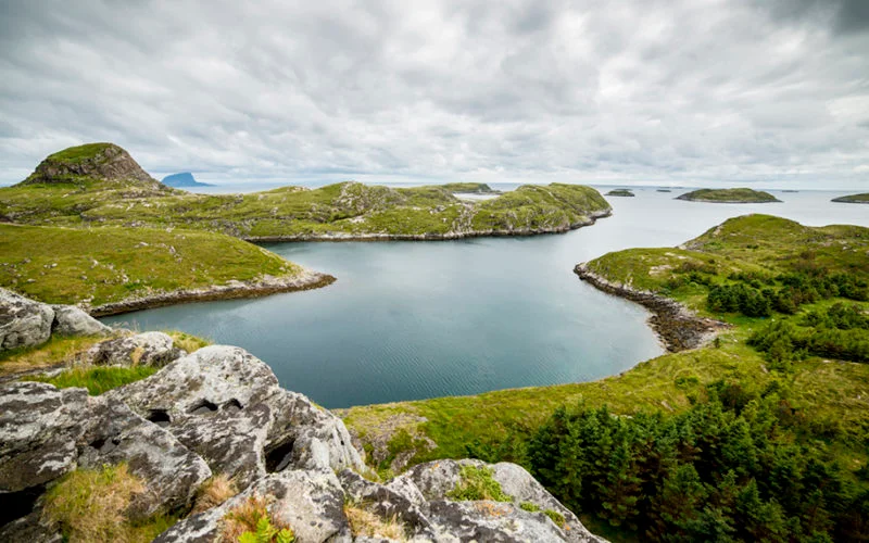 Landscape of Træna, Norway