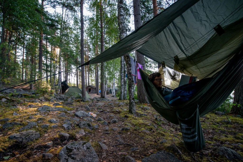 Wild Camping in Jyväskilä, Finland