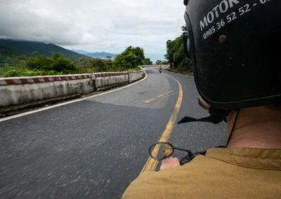 Driving the Hai Van Pass in Vietnam